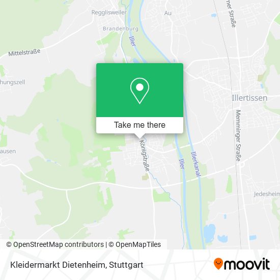 Kleidermarkt Dietenheim map