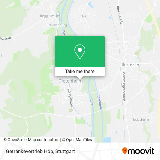 Карта Getränkevertrieb Höb