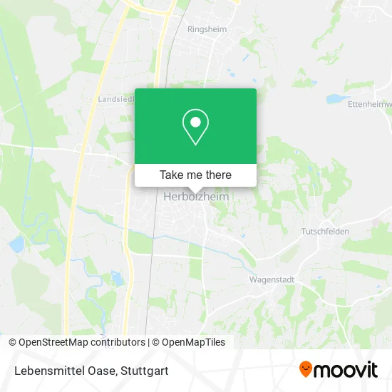 Карта Lebensmittel Oase