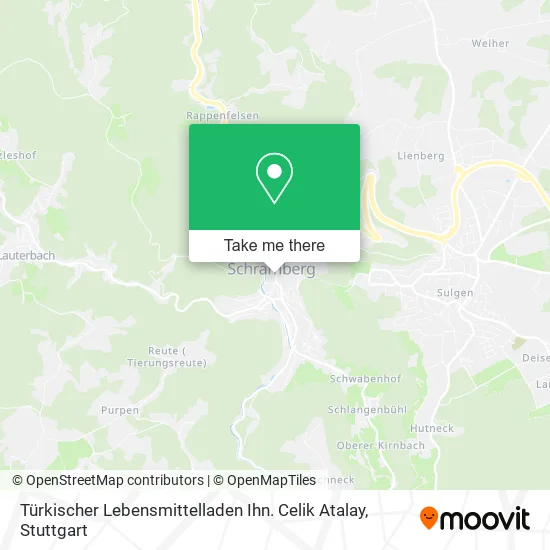 Карта Türkischer Lebensmittelladen Ihn. Celik Atalay