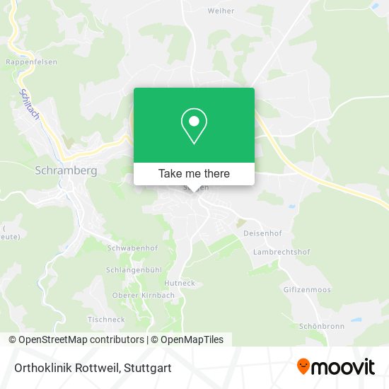 Orthoklinik Rottweil map