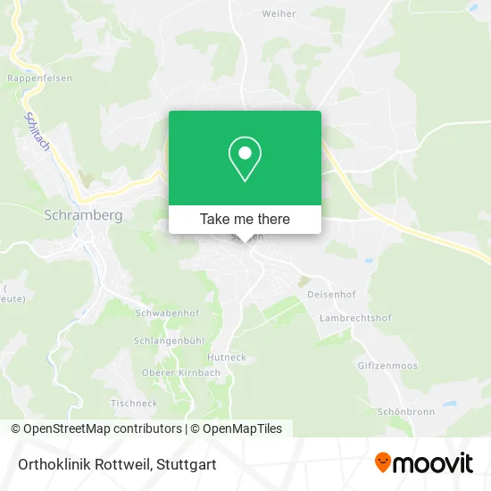 Карта Orthoklinik Rottweil