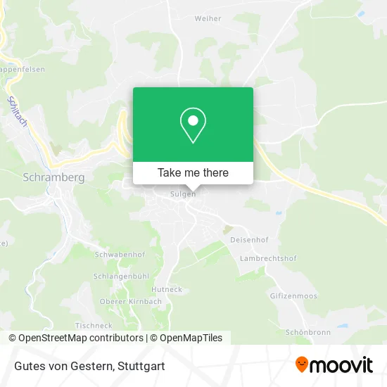 Карта Gutes von Gestern