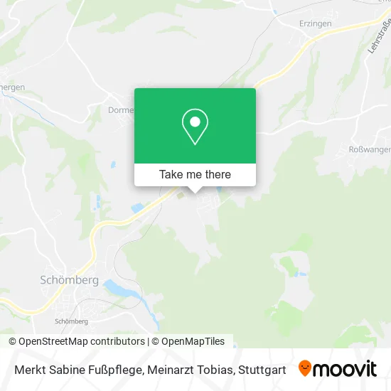 Карта Merkt Sabine Fußpflege, Meinarzt Tobias