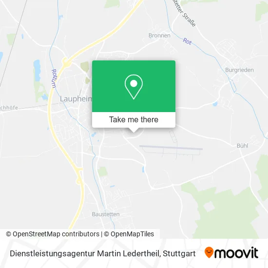Карта Dienstleistungsagentur Martin Ledertheil