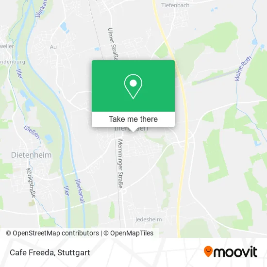 Карта Cafe Freeda