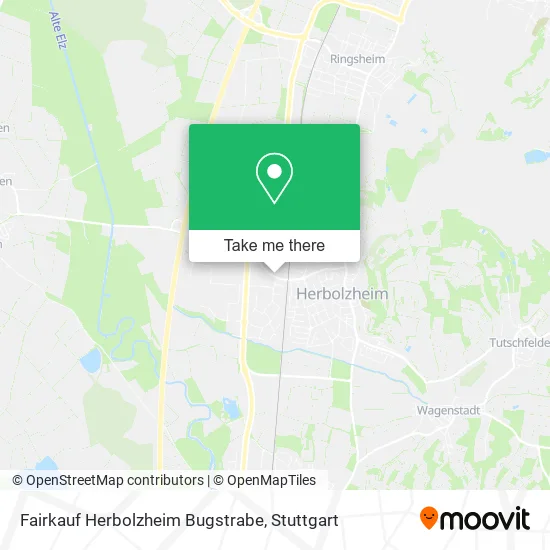 Карта Fairkauf Herbolzheim Bugstrabe