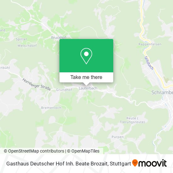 Карта Gasthaus Deutscher Hof Inh. Beate Brozait