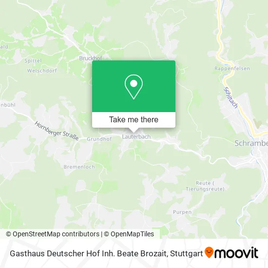 Карта Gasthaus Deutscher Hof Inh. Beate Brozait