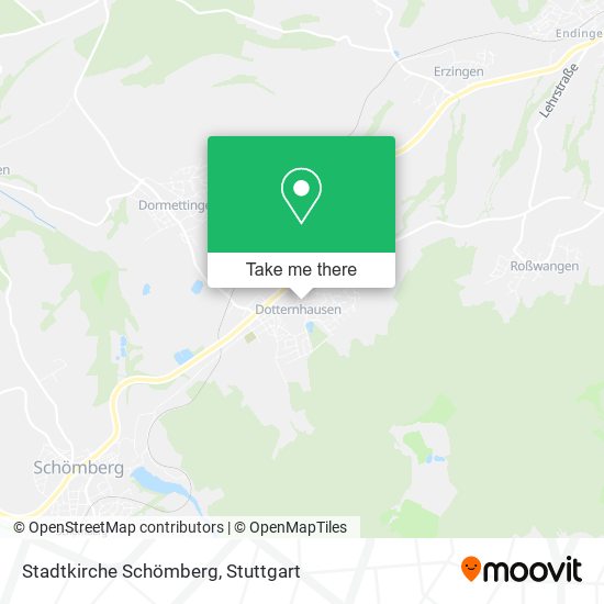 Stadtkirche Schömberg map