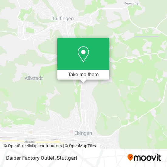 Daiber Factory Outlet map