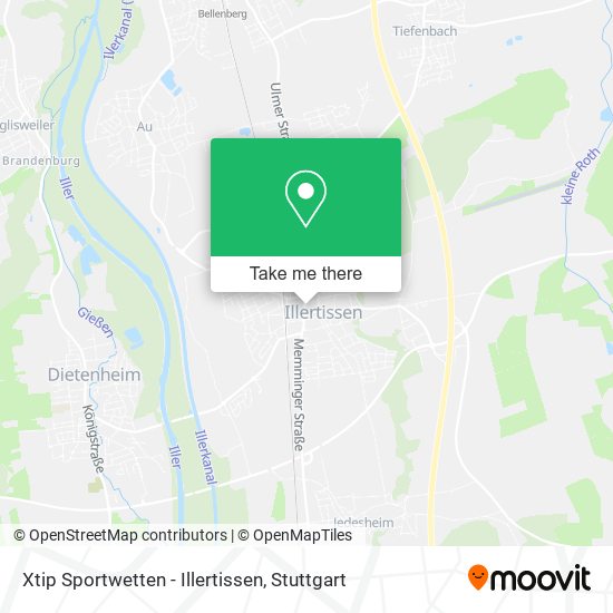 Xtip Sportwetten - Illertissen map