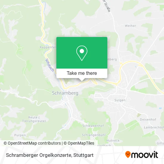 Карта Schramberger Orgelkonzerte