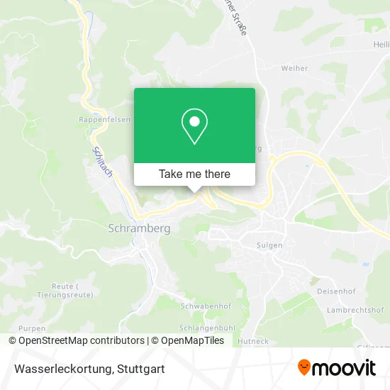 Карта Wasserleckortung
