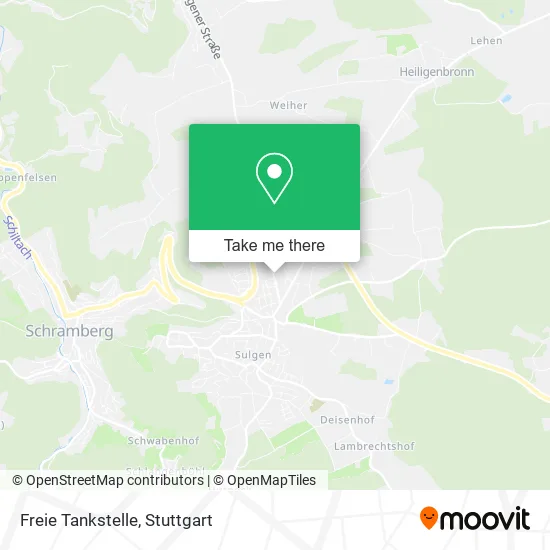 Карта Freie Tankstelle