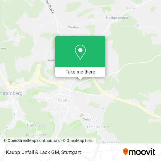 Карта Kaupp Unfall & Lack GM