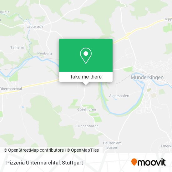 Карта Pizzeria Untermarchtal
