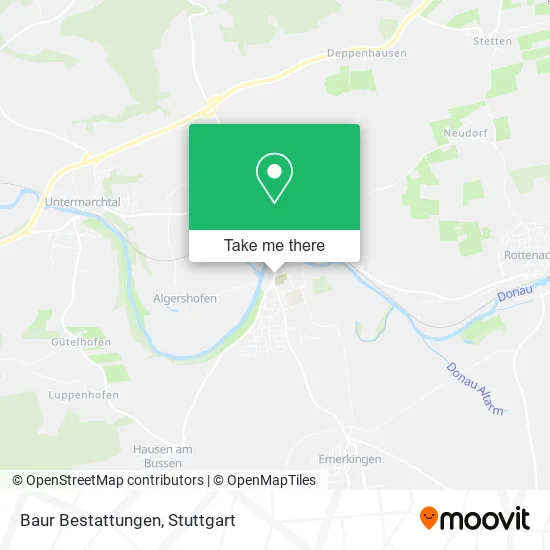 Карта Baur Bestattungen