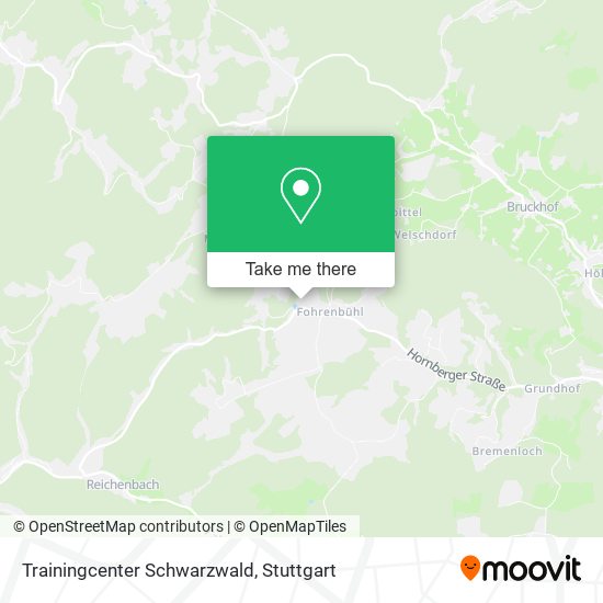 Trainingcenter Schwarzwald map