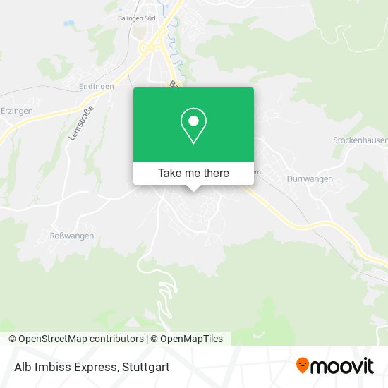 Карта Alb Imbiss Express