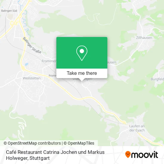 Карта Café Restaurant Catrina Jochen und Markus Holweger