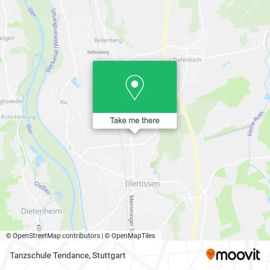 Карта Tanzschule Tendance
