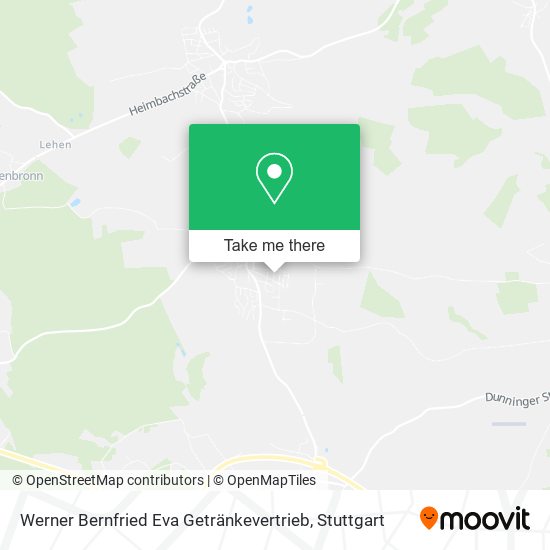 Карта Werner Bernfried Eva Getränkevertrieb