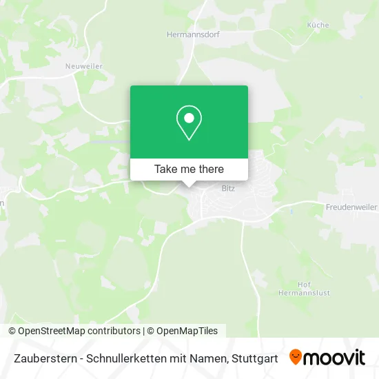 Карта Zauberstern - Schnullerketten mit Namen