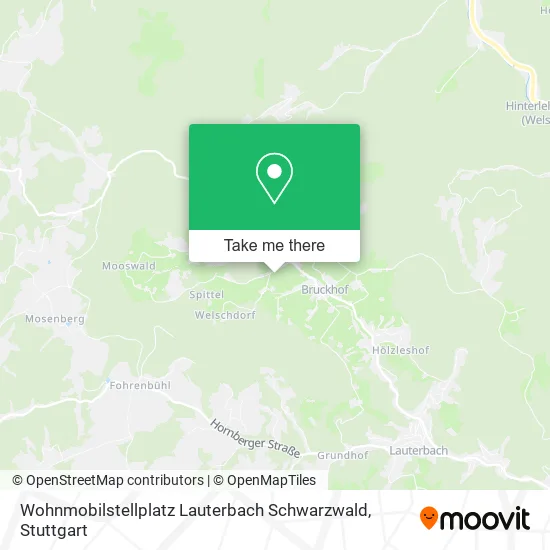 Карта Wohnmobilstellplatz Lauterbach Schwarzwald
