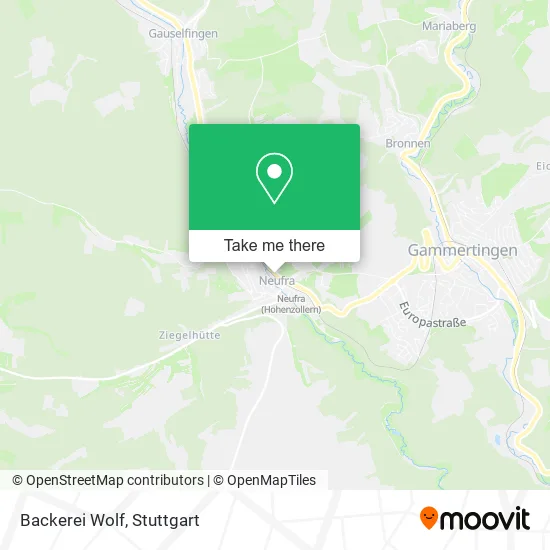 Карта Backerei Wolf