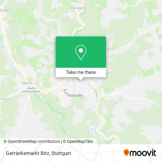 Карта Getränkemarkt Bitz