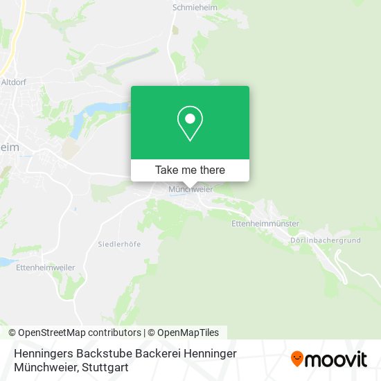 Henningers Backstube Backerei Henninger Münchweier map
