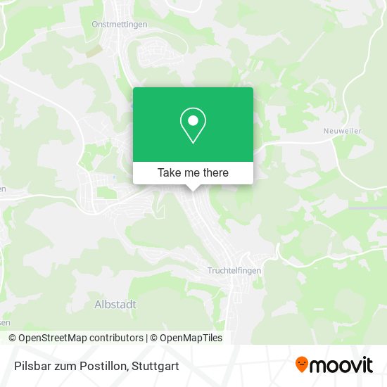 Pilsbar zum Postillon map