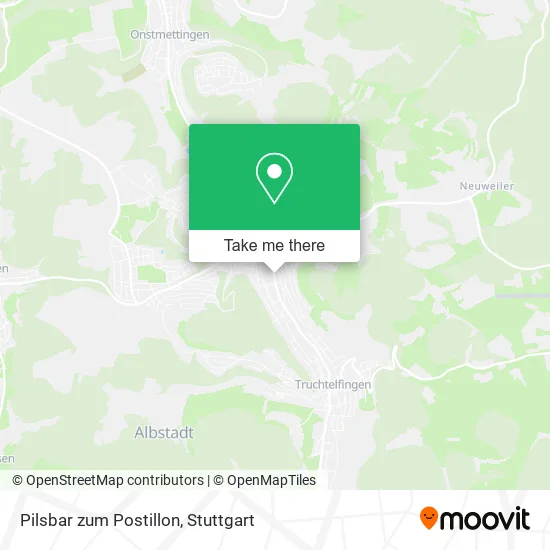 Карта Pilsbar zum Postillon