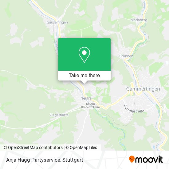 Anja Hagg Partyservice map