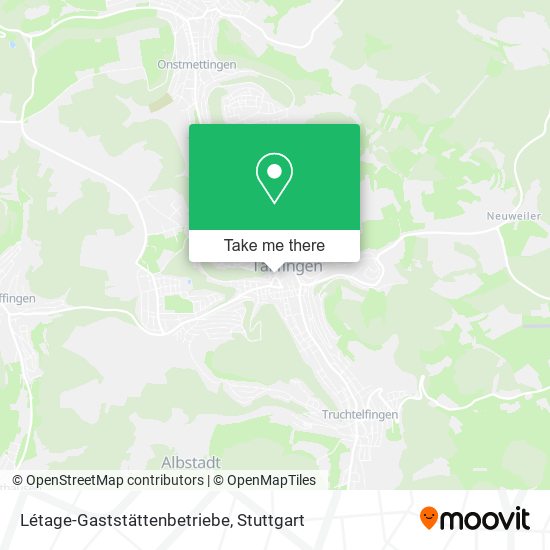 Létage-Gaststättenbetriebe map