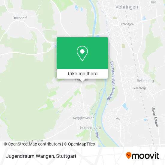 Карта Jugendraum Wangen
