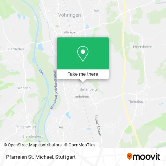 Карта Pfarreien St. Michael