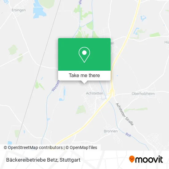 Карта Bäckereibetriebe Betz