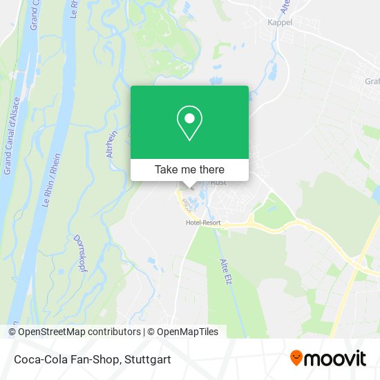 Coca-Cola Fan-Shop map