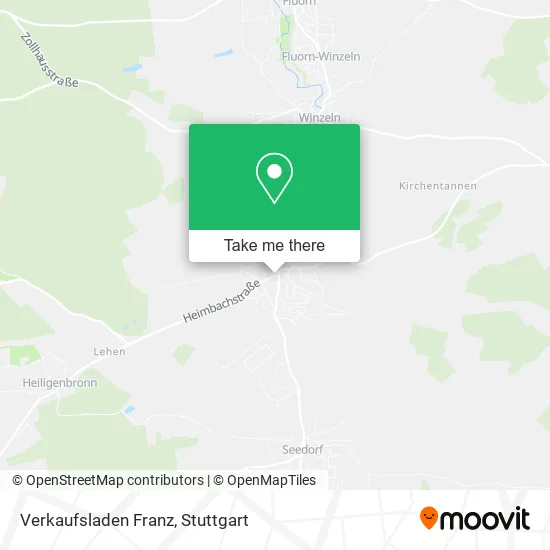 Карта Verkaufsladen Franz