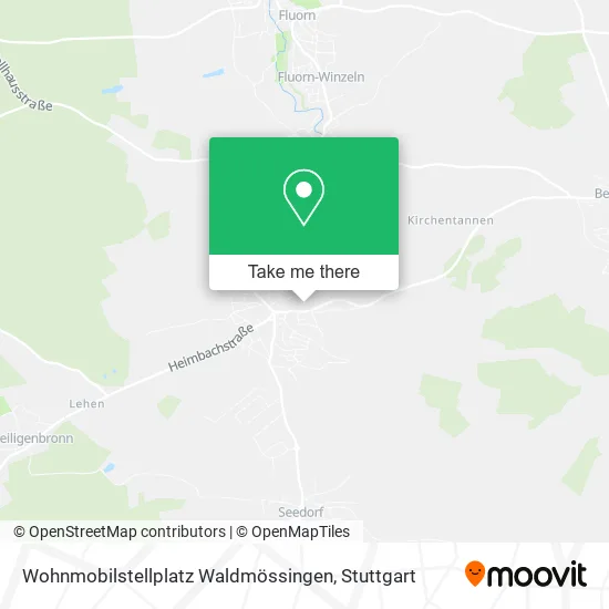 Карта Wohnmobilstellplatz Waldmössingen