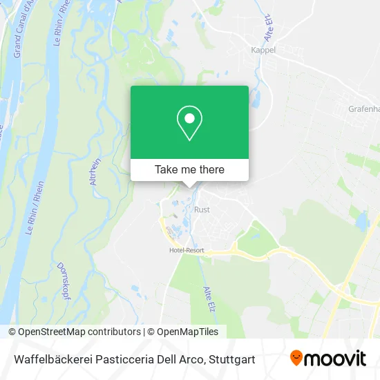 Карта Waffelbäckerei Pasticceria Dell Arco