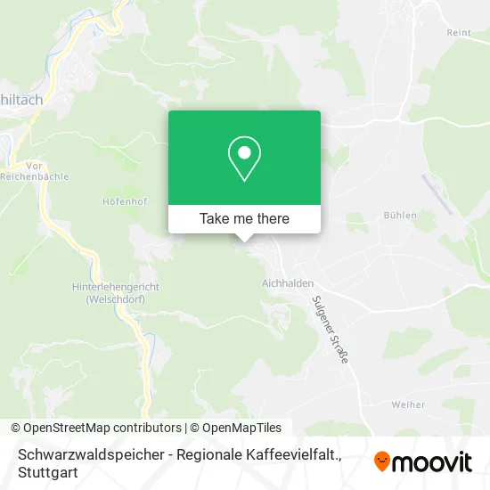 Карта Schwarzwaldspeicher - Regionale Kaffeevielfalt.
