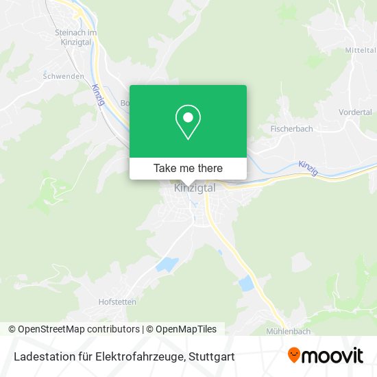Ladestation für Elektrofahrzeuge map