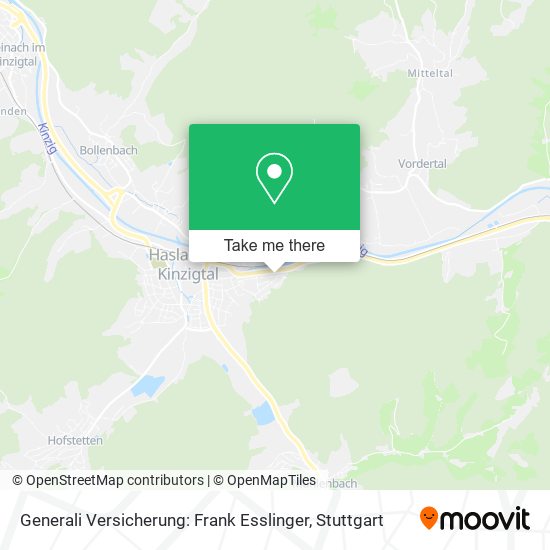 Generali Versicherung: Frank Esslinger map