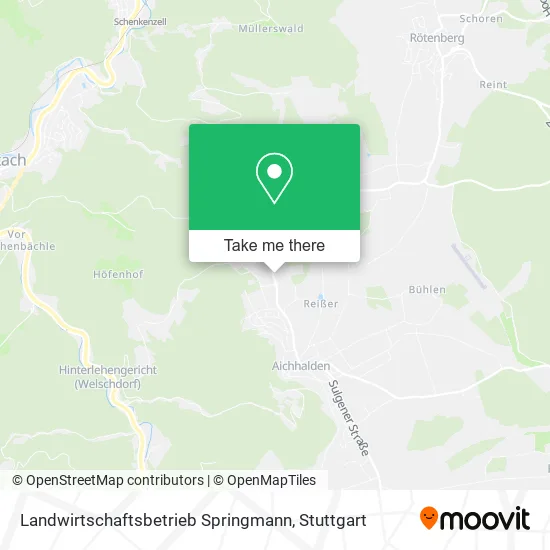 Карта Landwirtschaftsbetrieb Springmann
