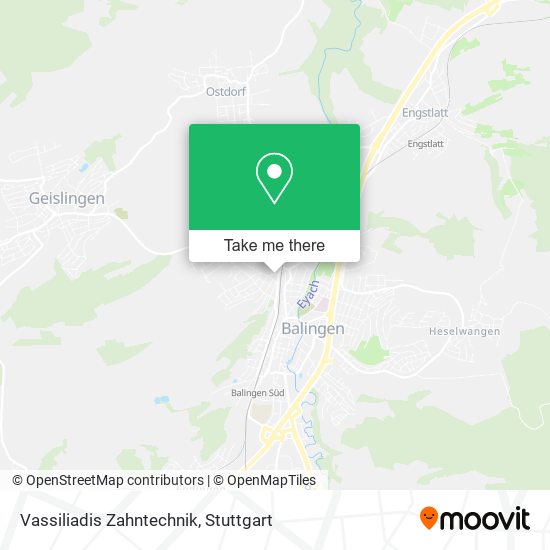 Vassiliadis Zahntechnik map