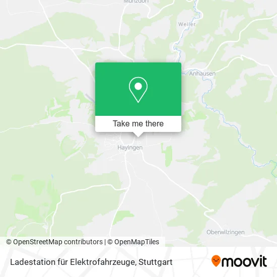 Карта Ladestation für Elektrofahrzeuge