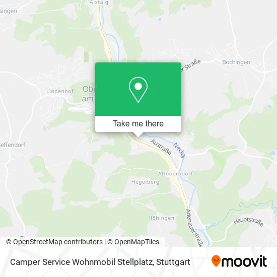 Карта Camper Service Wohnmobil Stellplatz